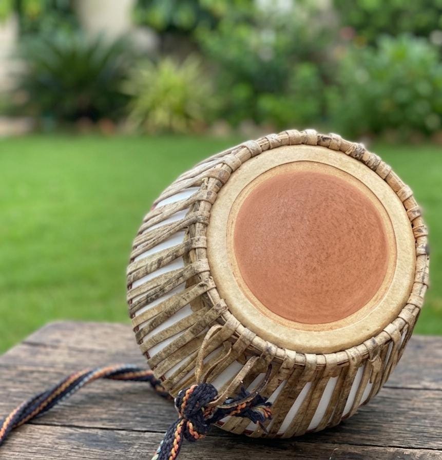 Professional Clay Mridangam Drum – 23-inch Kirtan Khol with Case