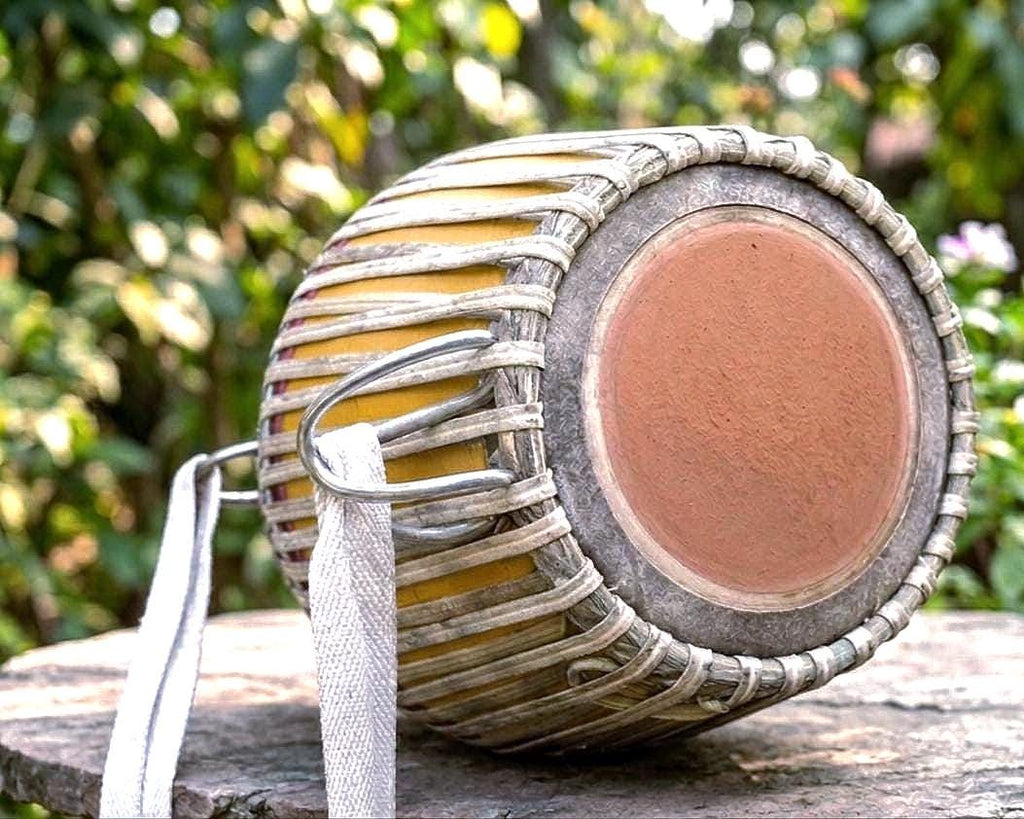 Traditional Clay Mridanga Drum | ISKCON Kirtan Musical Instrument, Mayapur Origin