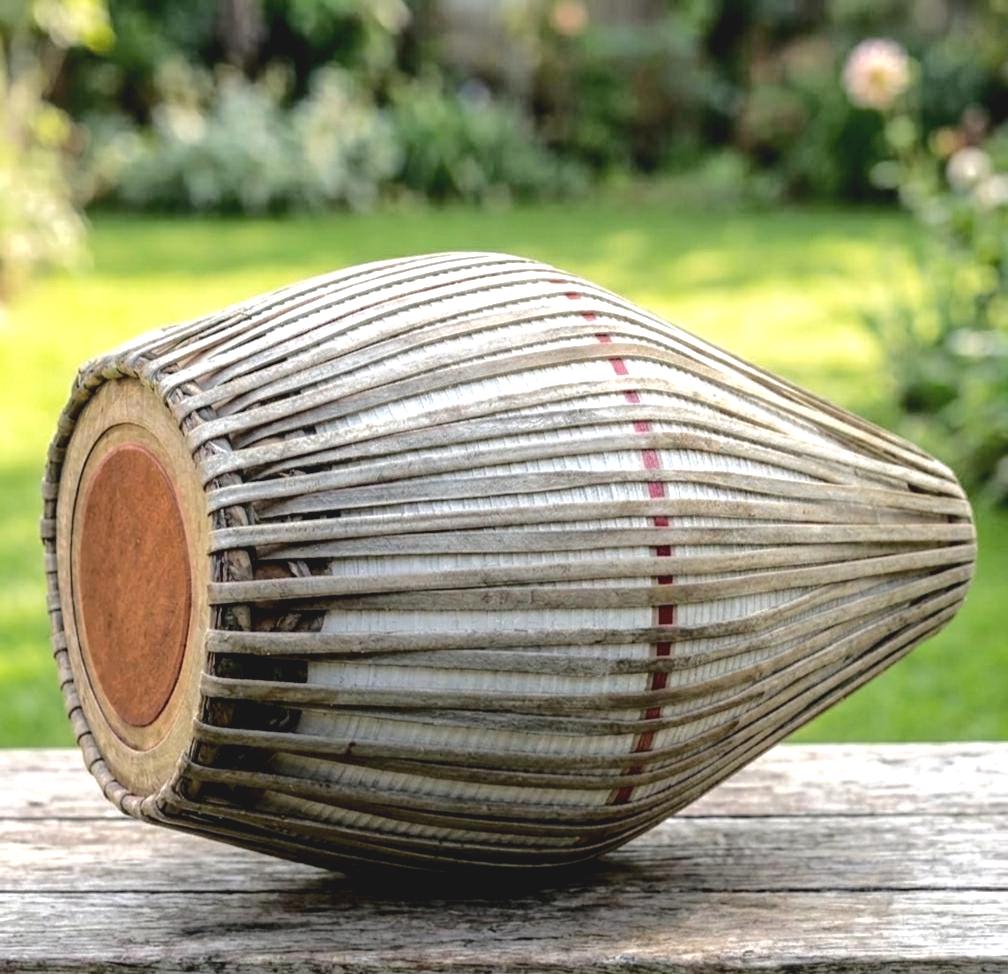 Professional Clay Mridangam Drum – 23-inch Kirtan Khol with Case