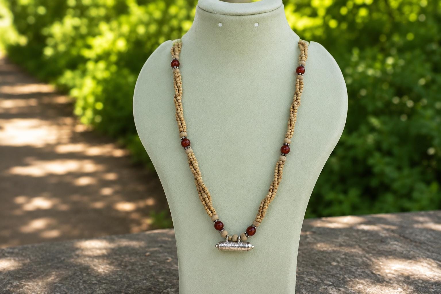 Powerfull Narasimha Kavacha Tulsi Mala – Lord Nrisimhadev Protection Amulet
