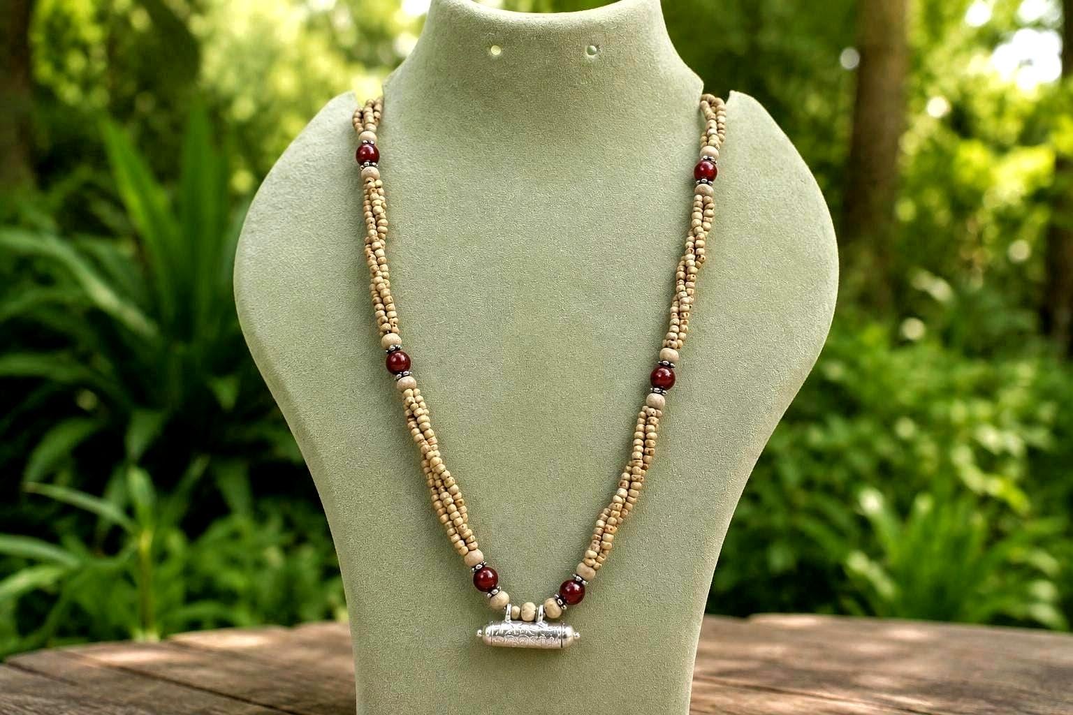 Powerfull Narasimha Kavacha Tulsi Mala – Lord Nrisimhadev Protection Amulet