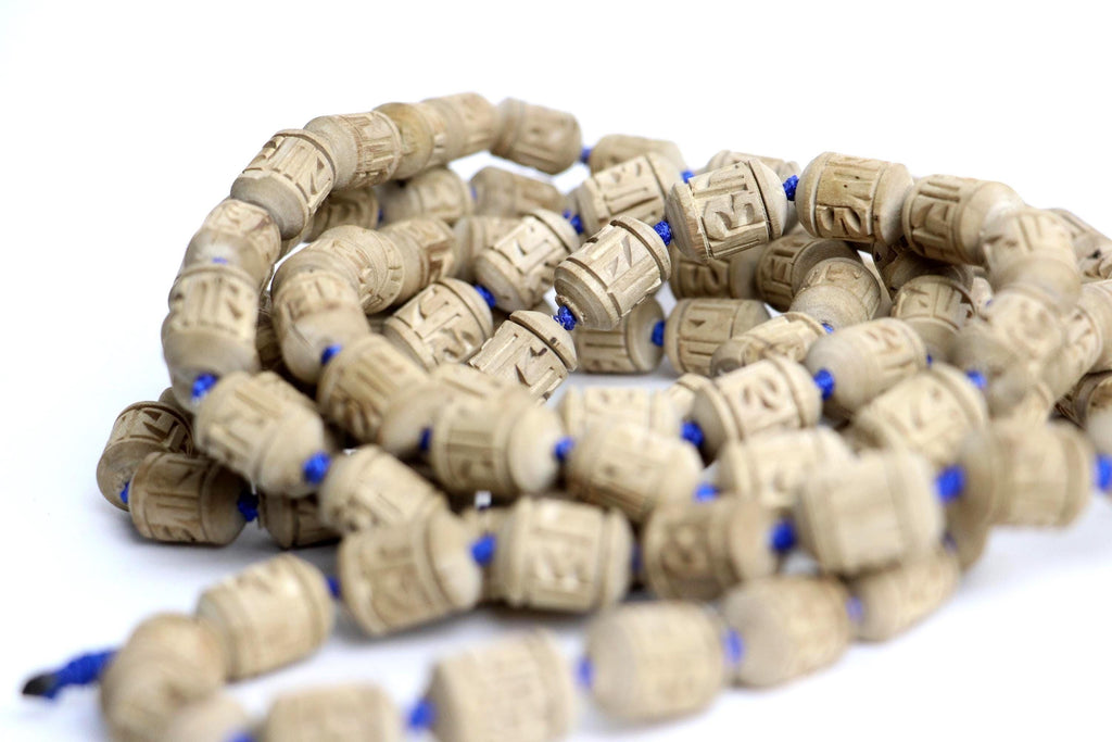 108 Bead Tulsi Japa Mala – Mayapur ISKCON Holy Basil Wood Prayer Beads