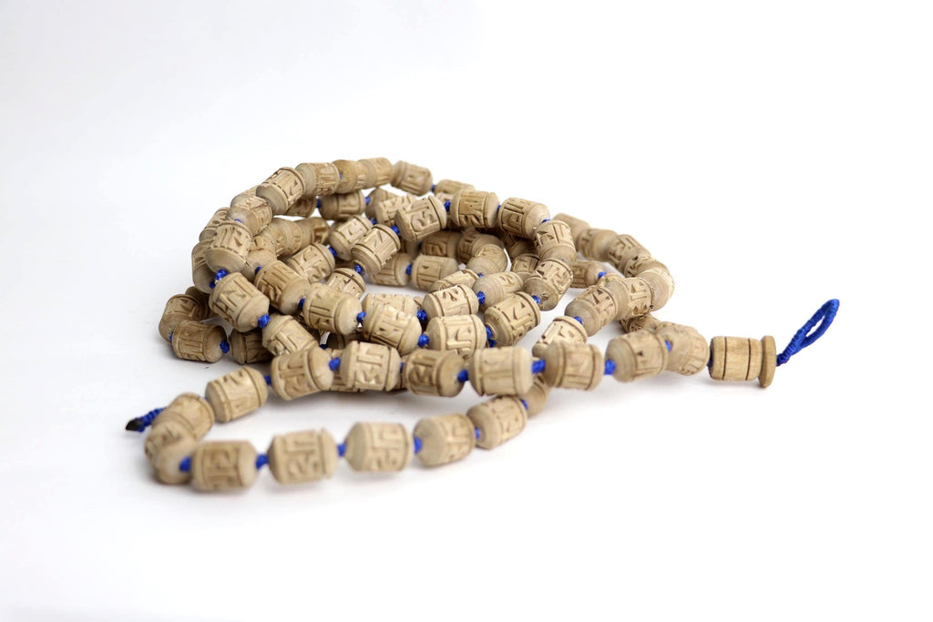 108 Bead Tulsi Japa Mala – Mayapur ISKCON Holy Basil Wood Prayer Beads