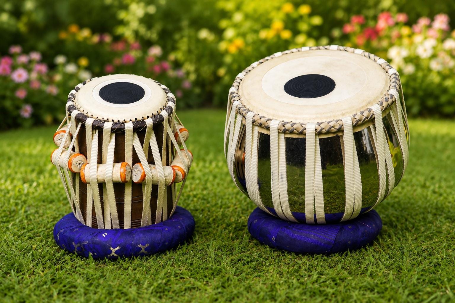 Professional Tabla Set | Sheesham Wood Dayan, Steel Bayan, Indian Drums - gift for musician