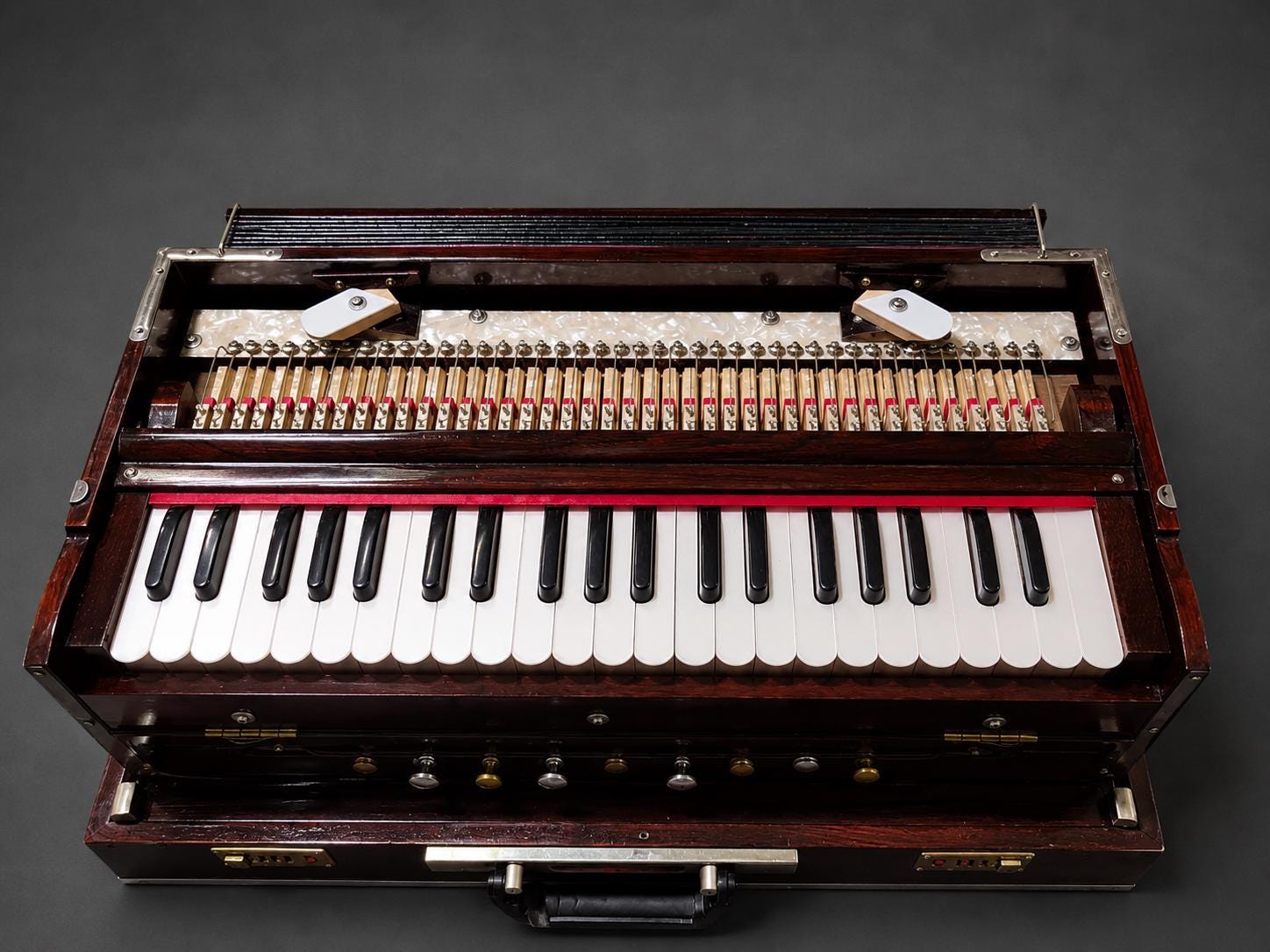 Professional Double Reed Harmonium – 3.5 Octave Bhajan Kirtan Instrument