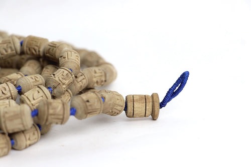 108 Bead Tulsi Japa Mala – Mayapur ISKCON Holy Basil Wood Prayer Beads