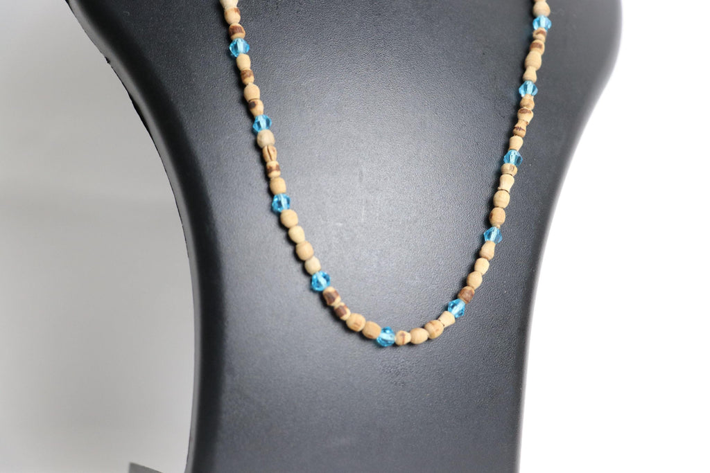 Handmade Tulsi One Strand Necklace Mala-Handmade Mayapur Tulsi Mala