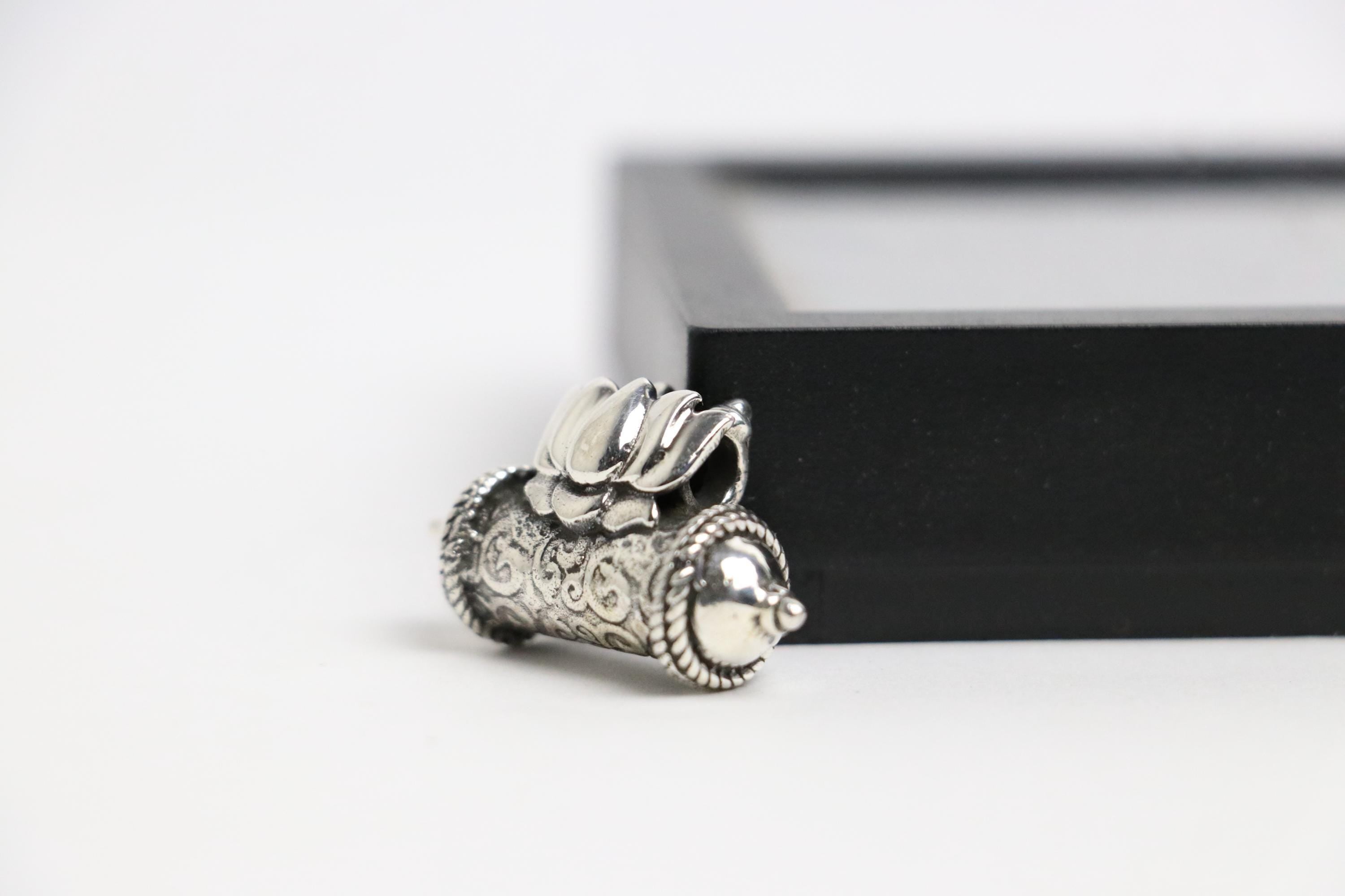 925 Sterling Silver Narsimha Kavacha Pendant - Divine Protection Narsimha Kawacha Amulet - Spiritual gift