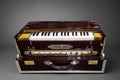 Teak Wood Harmonium – 3 Line Scale Changer, Bass Male Voice, Keyboard Cover