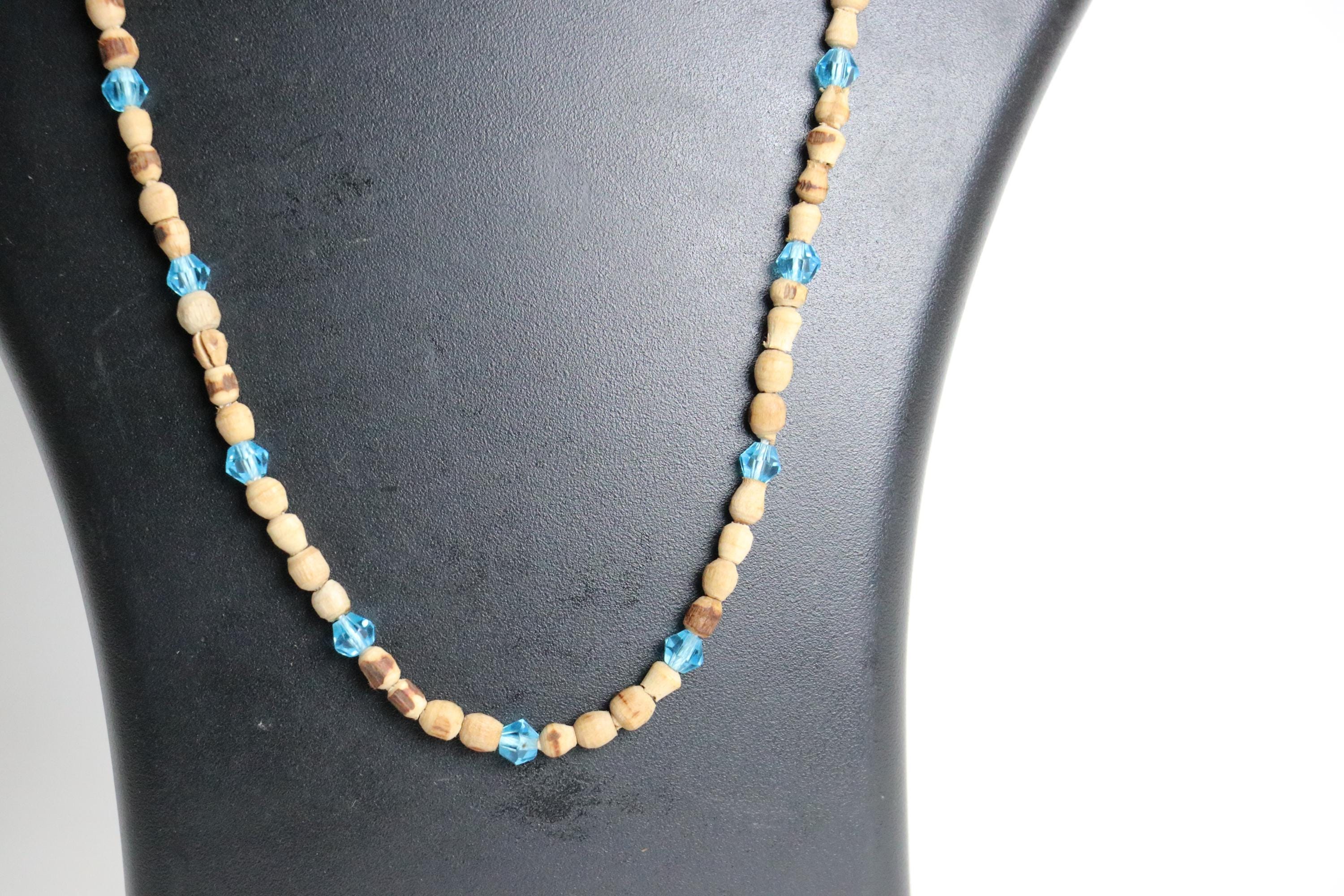 Handmade Tulsi One Strand Necklace Mala-Handmade Mayapur Tulsi Mala