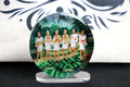 ISKCON Guru Parampara Six Goswamis Crystal Display | Altar Ornament, Spiritual Decor 3inch