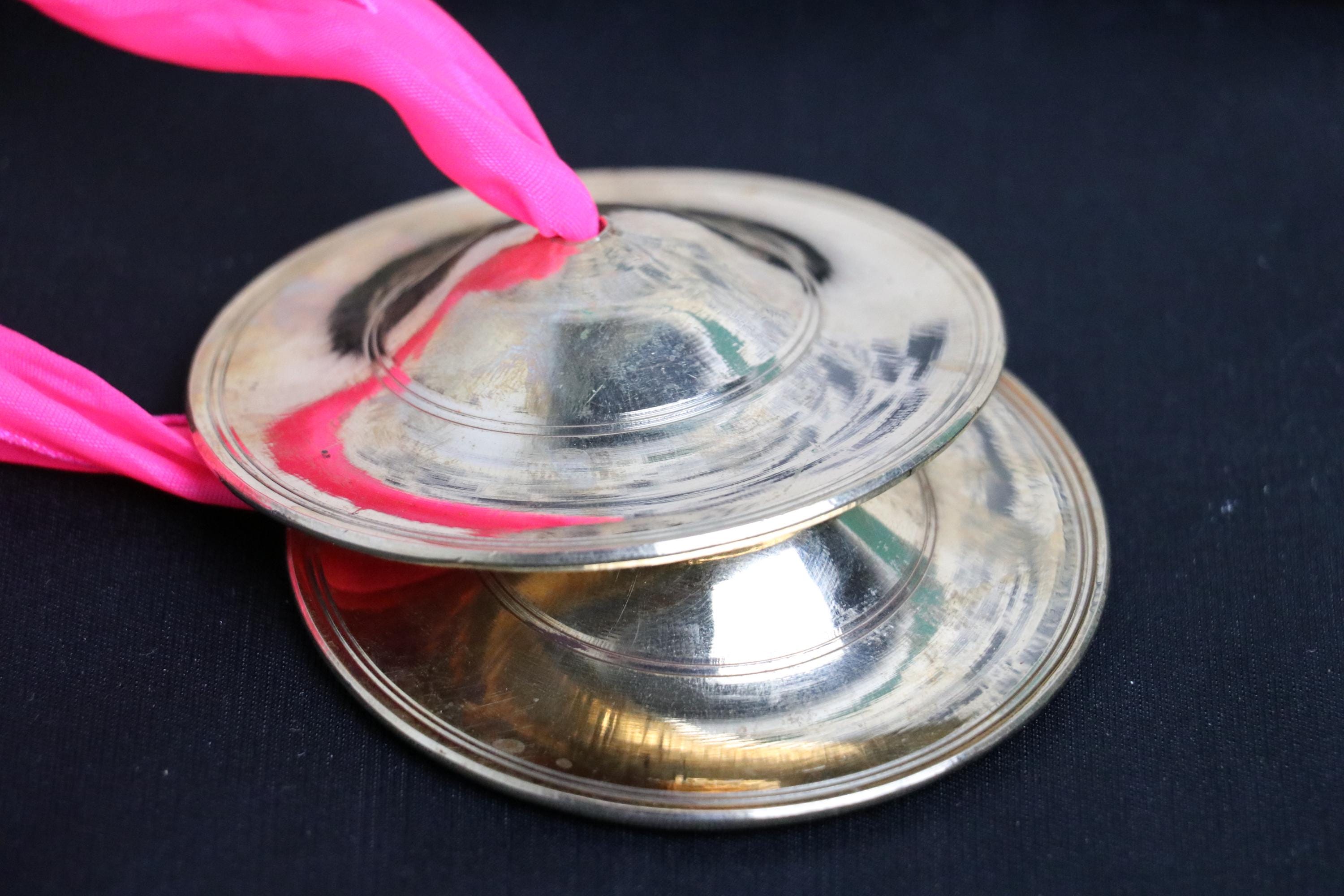Traditional Cymbal Bell Metal  Kartal - 3.5inch - ISKCON  Cymbals For Kirtans - Kirtan Instruments