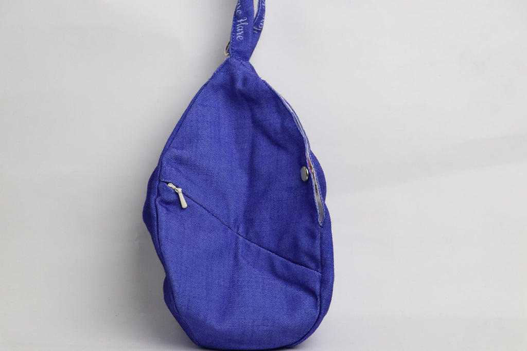 Cotton Japa Bag for Chanting Beads – Radha Design, Standard size , Prayer bead bag