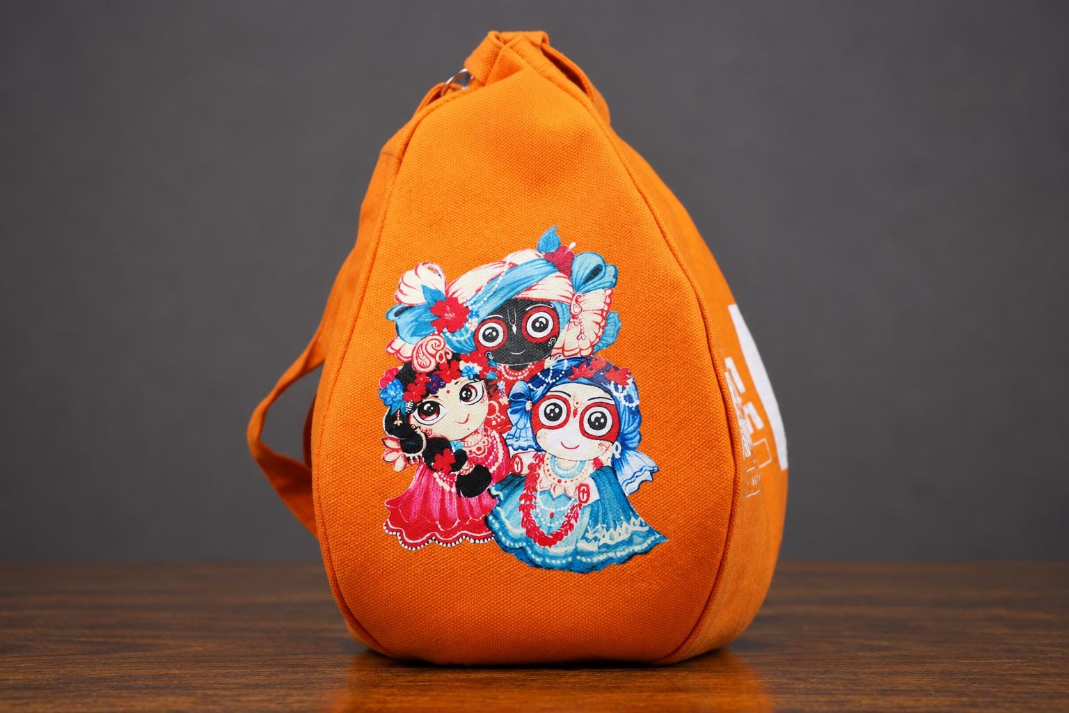 Cotton Japa Chanting Bag – Printed Design, Standard size , Prayer bead bag