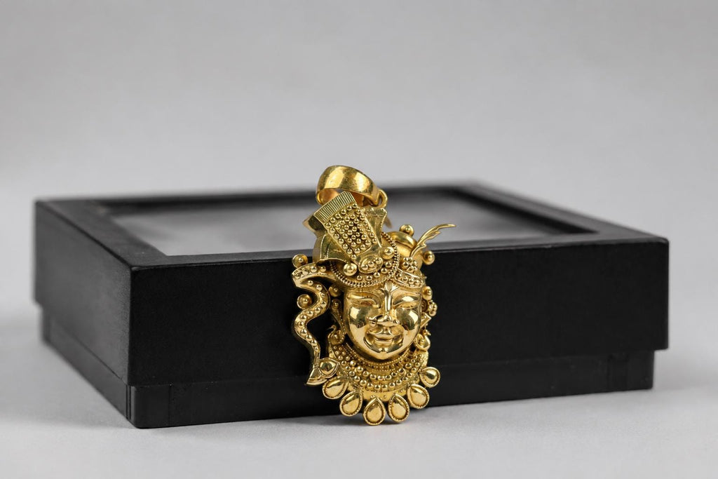 Panchloha Shyam Pendant  Spiritual Jewelry Gift, Shyam Panchloham  Amulet