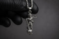 Lord Hanuman Pendant Necklace, Hindu Deity Metal Jewelry, Spiritual Men Women