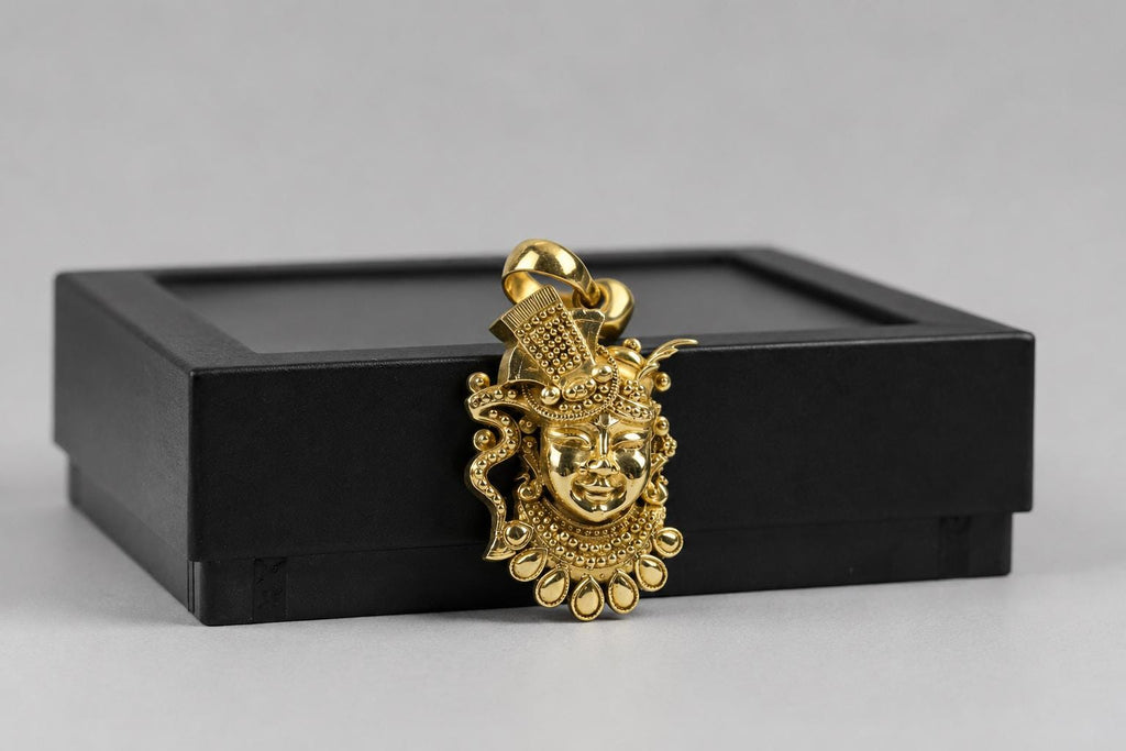 Panchloha Shyam Pendant  Spiritual Jewelry Gift, Shyam Panchloham  Amulet
