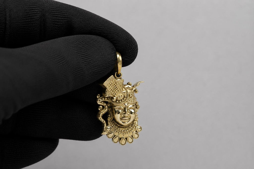 Panchloha Shyam Pendant  Spiritual Jewelry Gift, Shyam Panchloham  Amulet