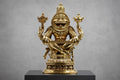 2.5-Inch Ugra Narasimha Brass Idol | Fierce Hindu God Statue for Home Puja