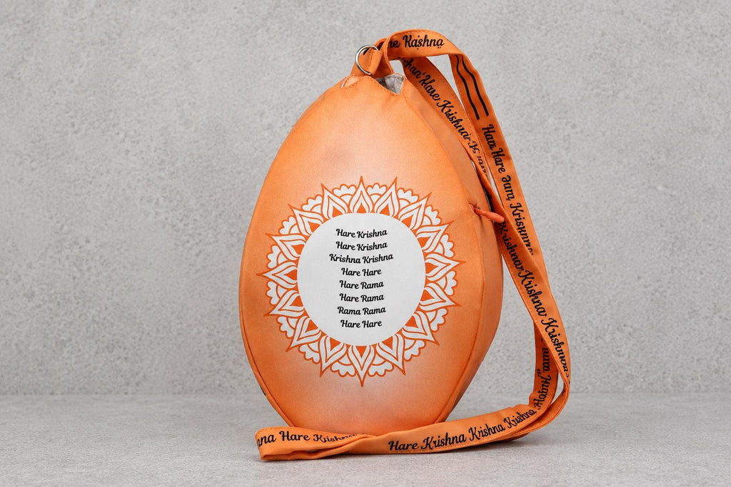 Cotton Japa Chanting Bag – Radha krishna Design, Standard size , Prayer bead bag